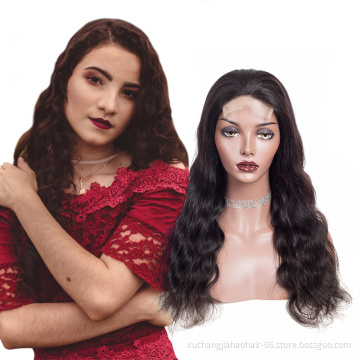 2021 cheap 4*4 lace wholesale popular new colorful hair body wave wig 100% raw cuticle aligned human hair lace front wigs